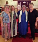 Gail, Pastor Sprague, Darlen, Debbie